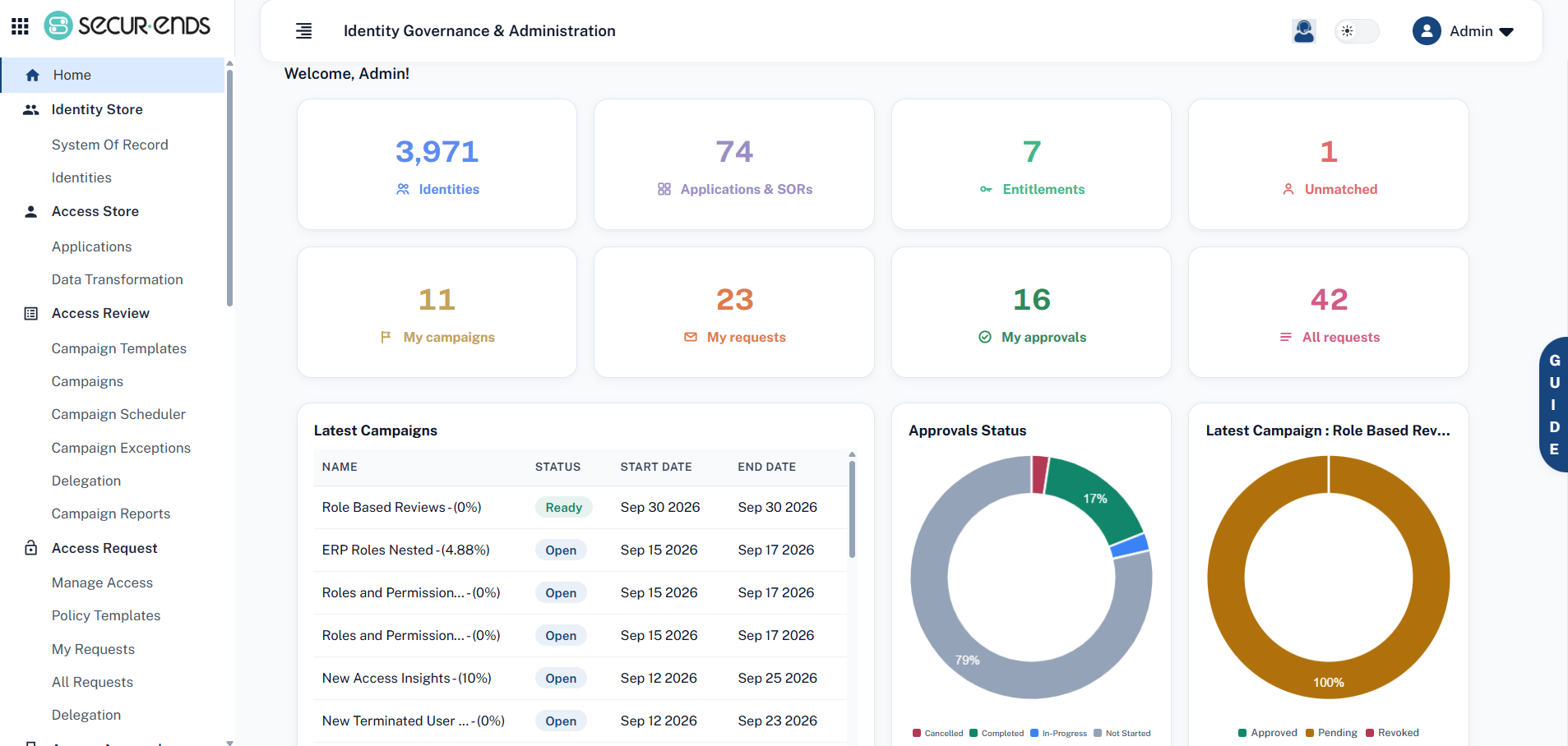 Enhanced User Interface - Dashboard Screenshot