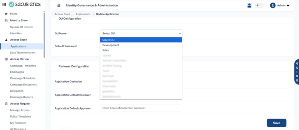 Active Directory OU and Default Password Configuration