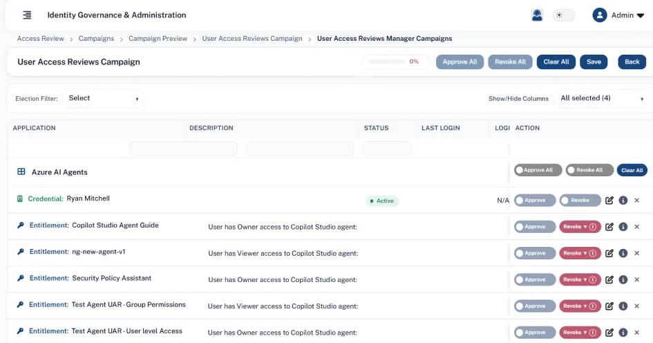 SecurEnds Q3 2026 – 1.2 Azure AI Foundry & Microsoft Copilot Studio Access Reviews
