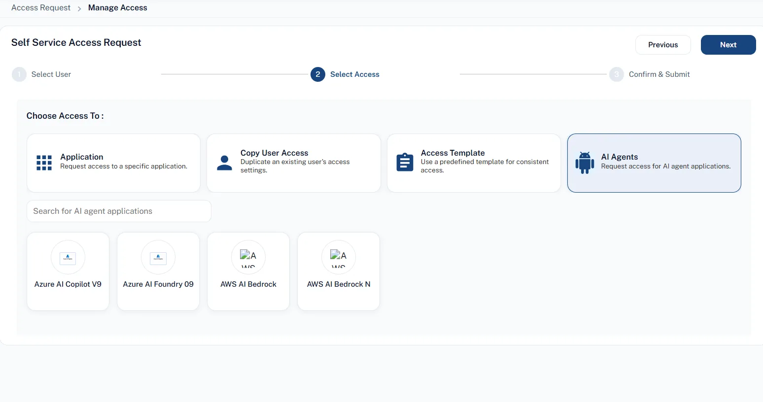 SecurEnds Q3 2026 – 1.3 Self-Service Access Requests for AI Agents
