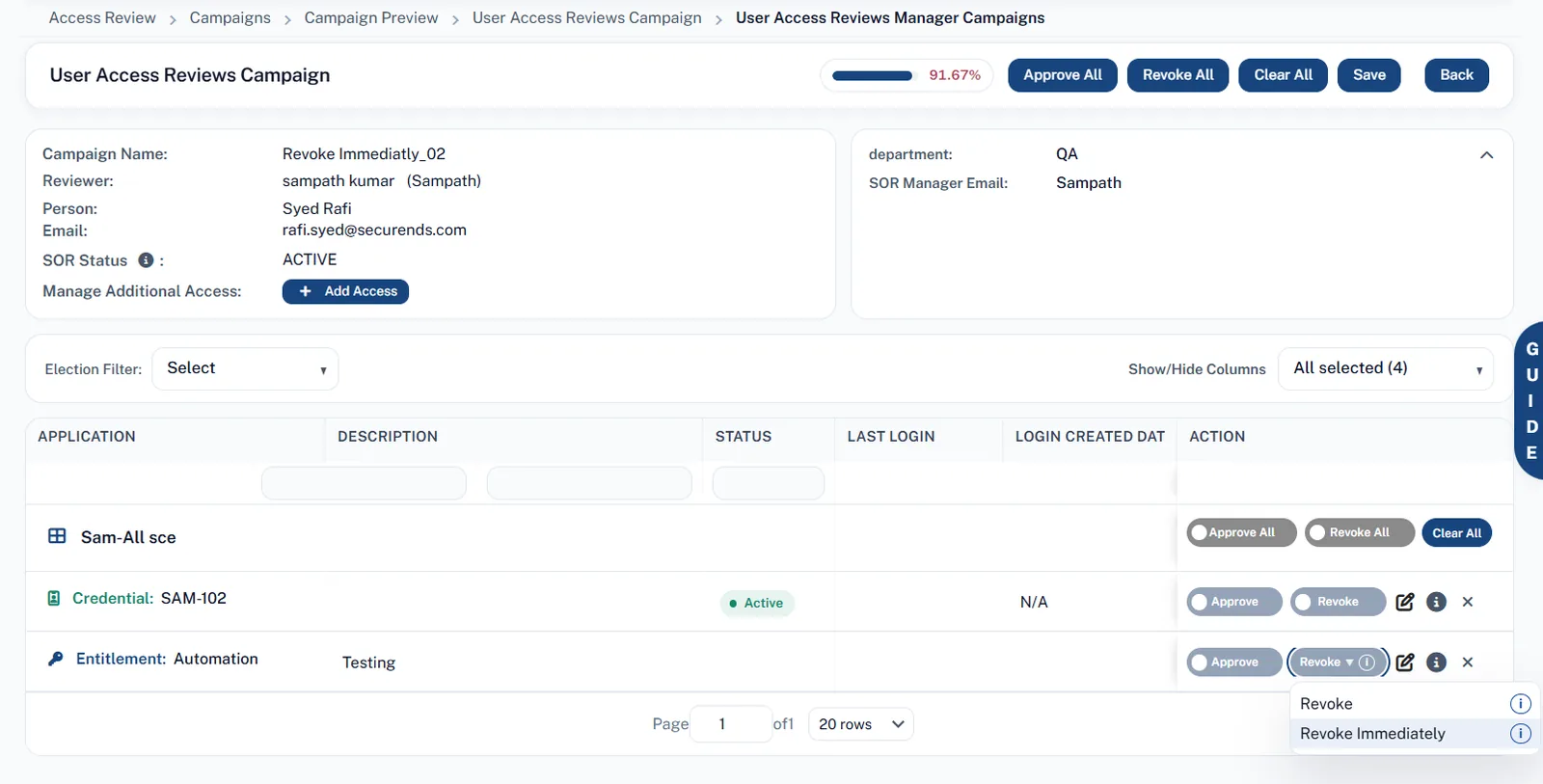 SecurEnds Q3 2026 – 2.1 "Revoke Immediately" Real-Time Access Deprovisioning