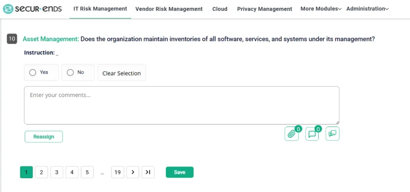 SecurEnds Q3 2026 – 7.2 Improved Assessment Navigation & Reassignment